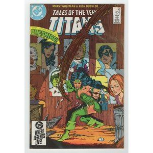 Comic Book DC Tales Of The Teen Titans Where Legends Live #52 April 1985 Vintage